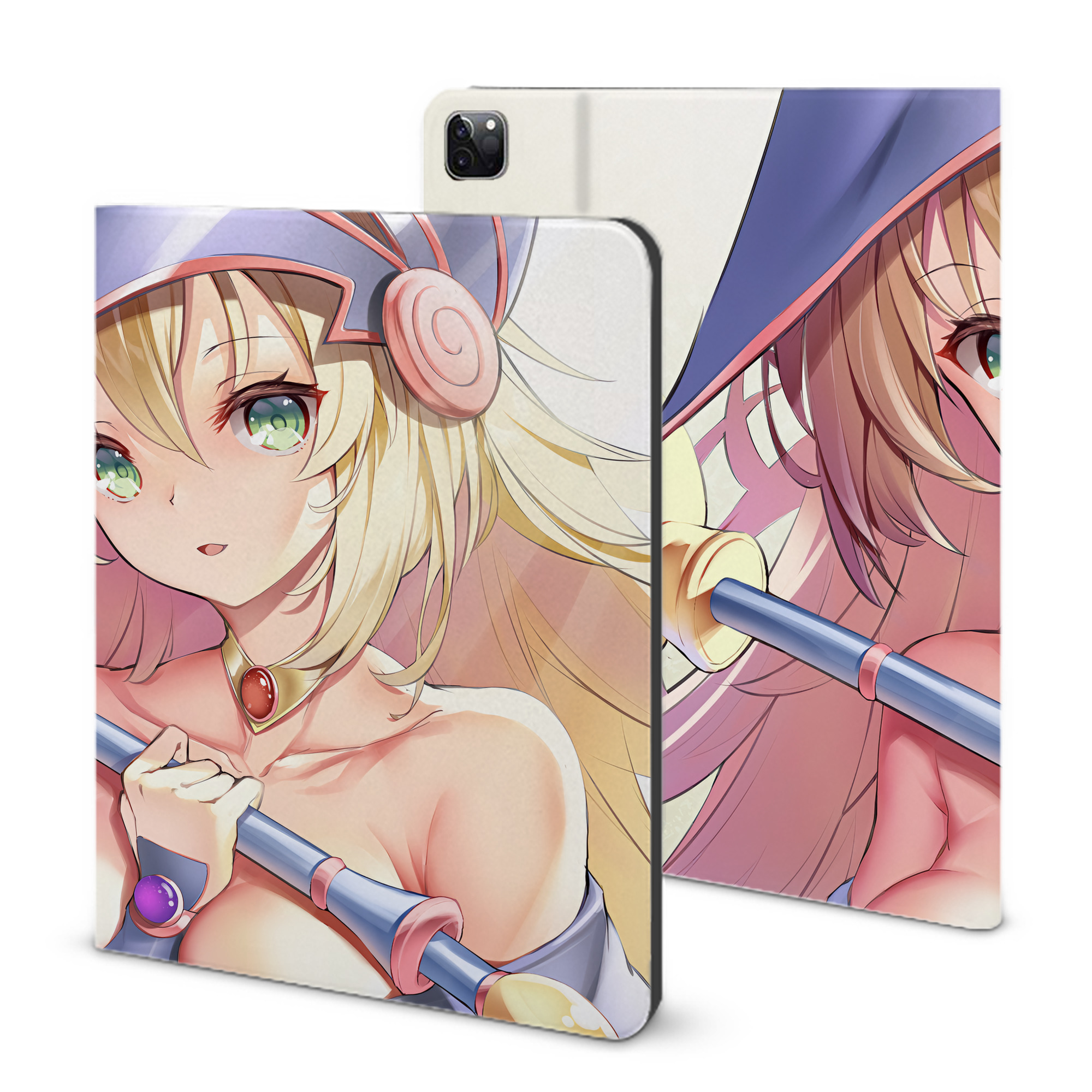 （画像用） 遊☆戯☆王 Yu-Gi-Oh! IPad ケース ブック型 PUレザー TPU 耐衝撃 軽量 薄型 ペン収納なし 全面保護 IPad 各モデル対応